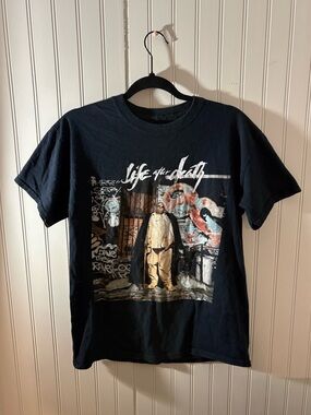 Life after death biggie Graphic Tee - Black Crewneck